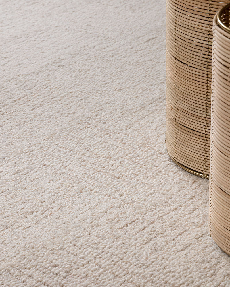 THEODORE HATCH WHITE / SAND TEXTURED WOOL LOOP RUG