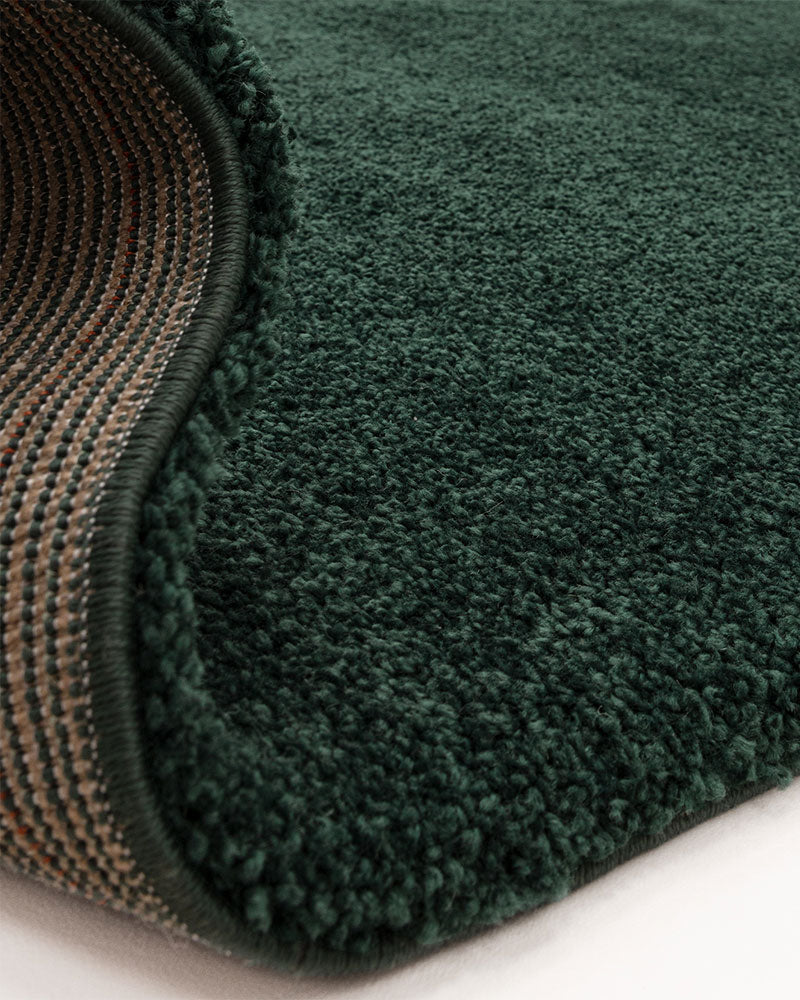 ATLAS EMERALD GREEN THICK SHAGGY RUG