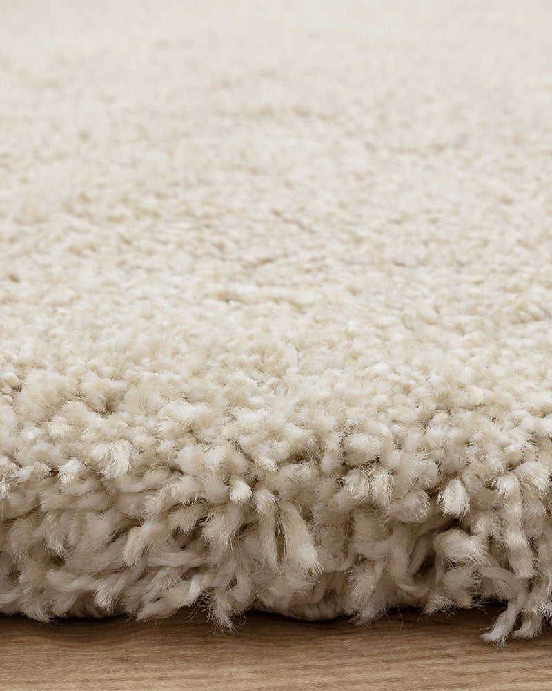 ATLAS IVORY THICK SHAGGY RUG