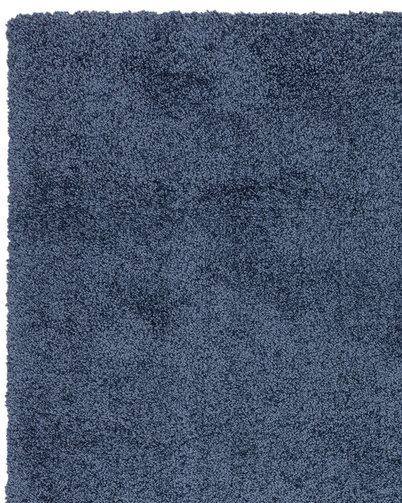 ATLAS NAVY BLUE THICK SHAGGY RUG