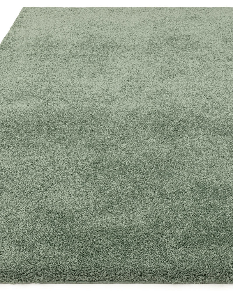 ATLAS SAGE GREEN THICK SHAGGY RUG