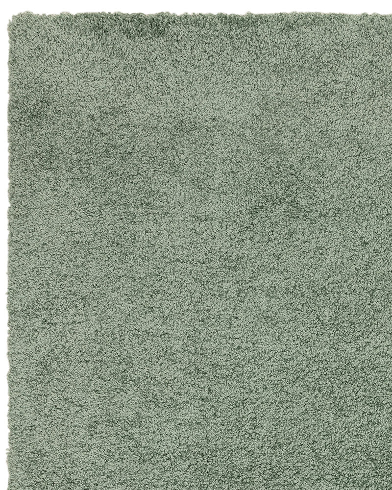 ATLAS SAGE GREEN THICK SHAGGY RUG
