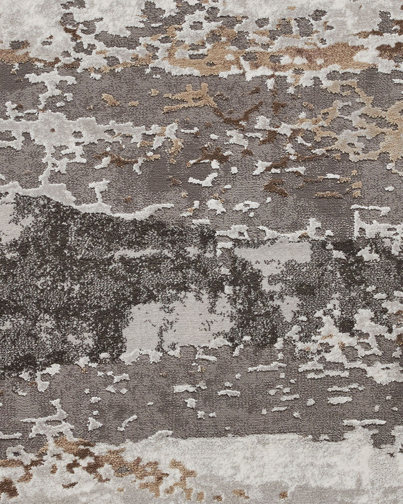 CRAFT 19788 GREY BEIGE ABSTRACT MARBLE RUG