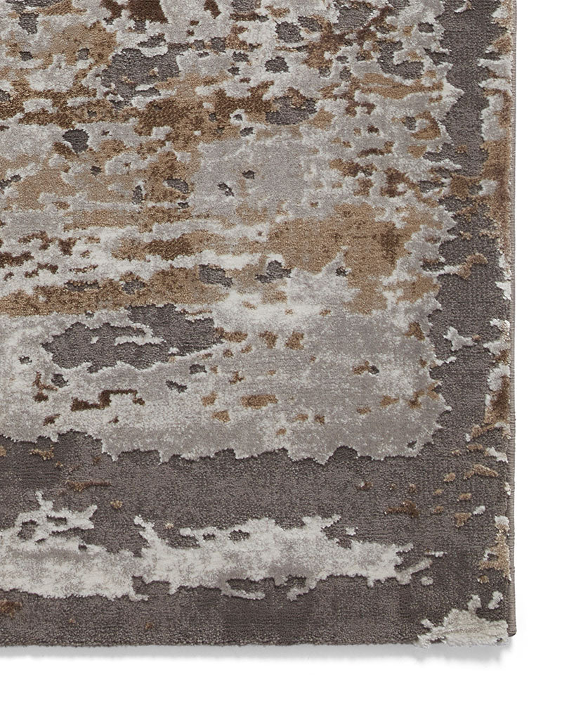 CRAFT 19788 GREY BEIGE ABSTRACT MARBLE RUG