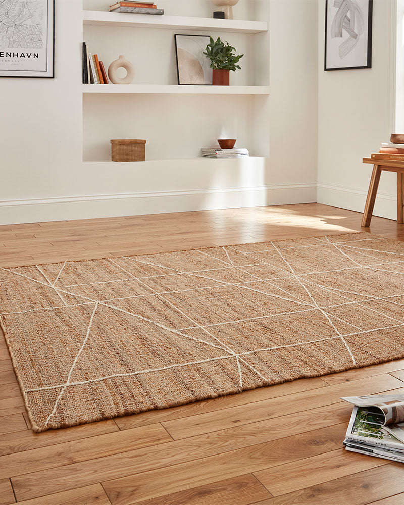 BAZAAR FLATWEAVE JUTE RUG 24875 NATURAL