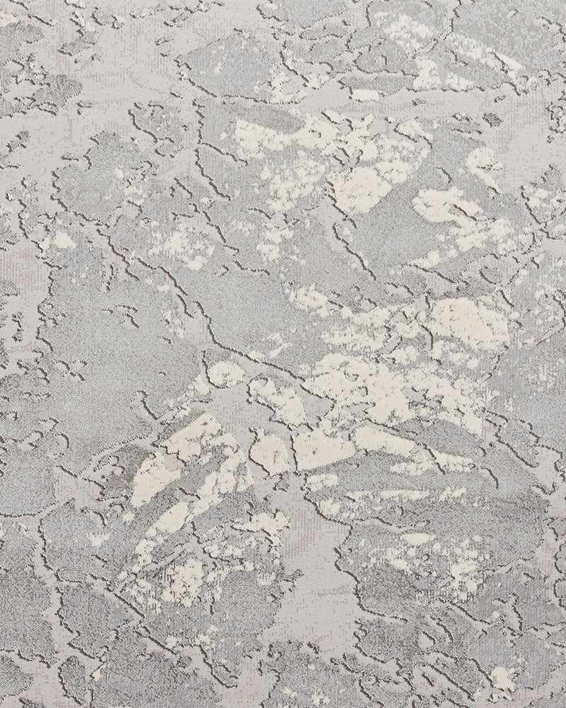 APOLLO 2677 GREY IVORY METALLIC ABSTRACT RUG