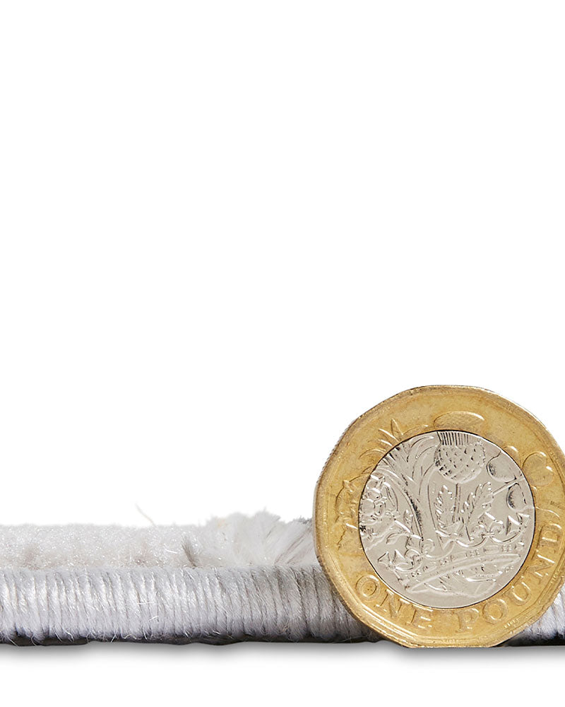 APOLLO 2681 GREY GOLD METALLIC STRIPE RUG