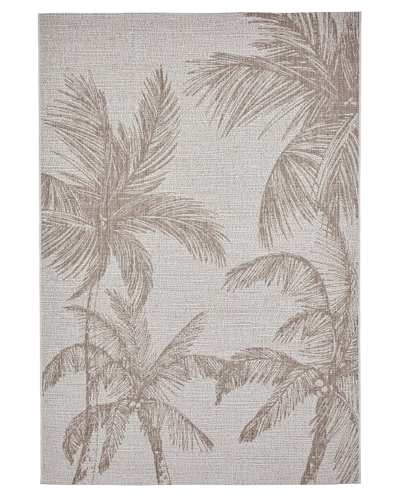 MIAMI BEIGE PALM A444 INDOOR / OUTDOOR RUG