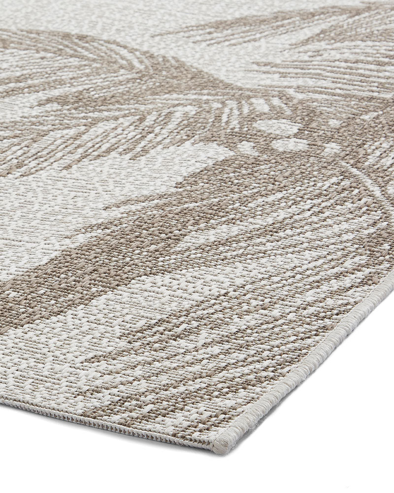 MIAMI BEIGE PALM A444 INDOOR / OUTDOOR RUG