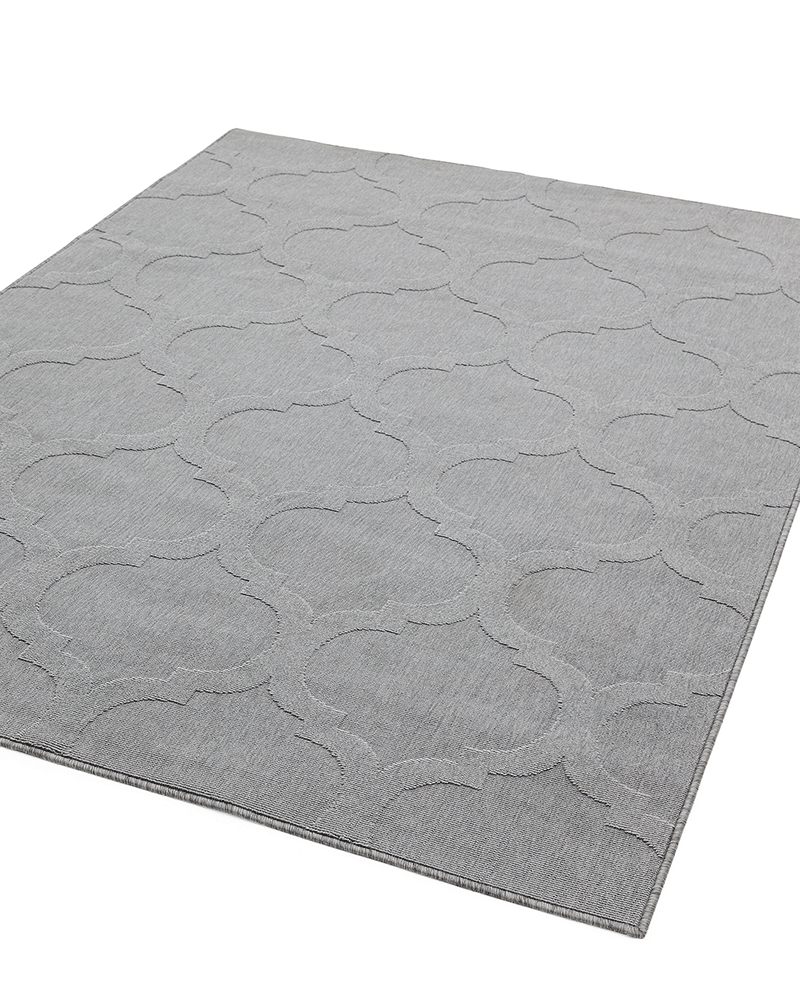 ANTIBES INDOOR / OUTDOOR AN01 GREY TRELLIS RUG