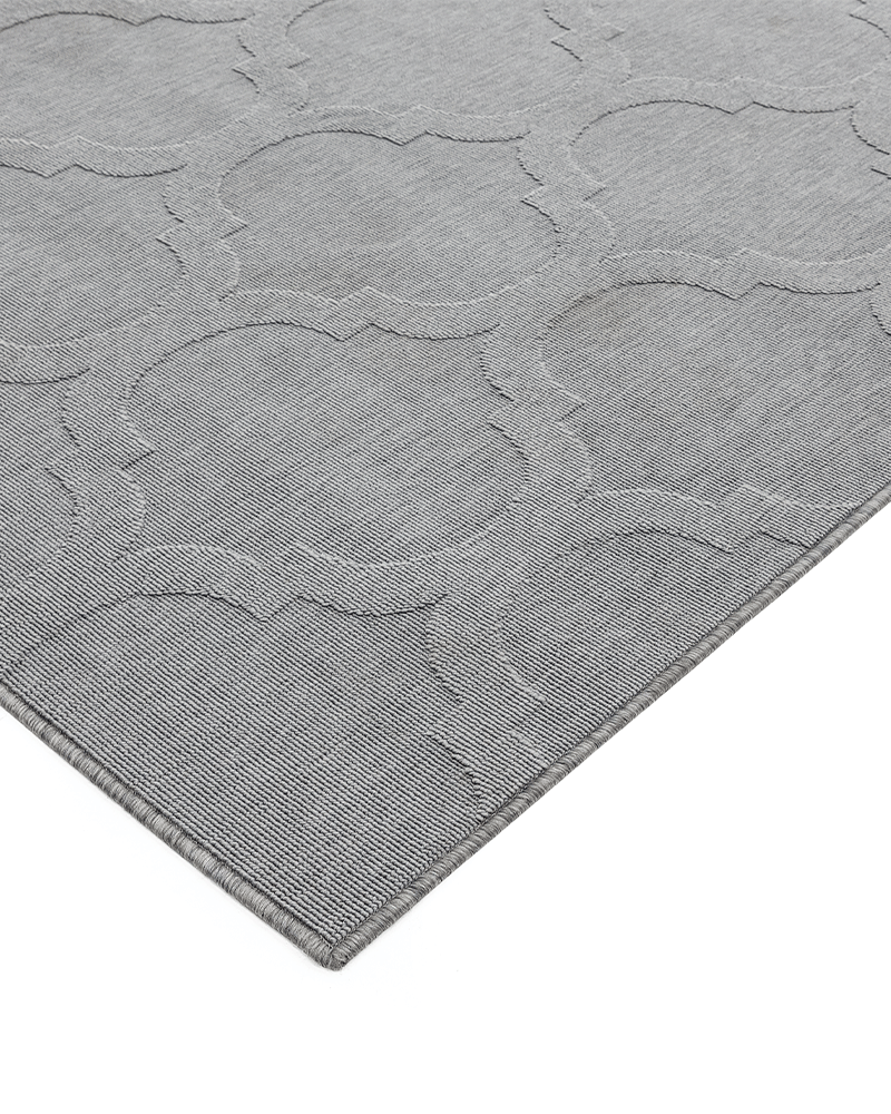 ANTIBES INDOOR / OUTDOOR AN01 GREY TRELLIS RUG