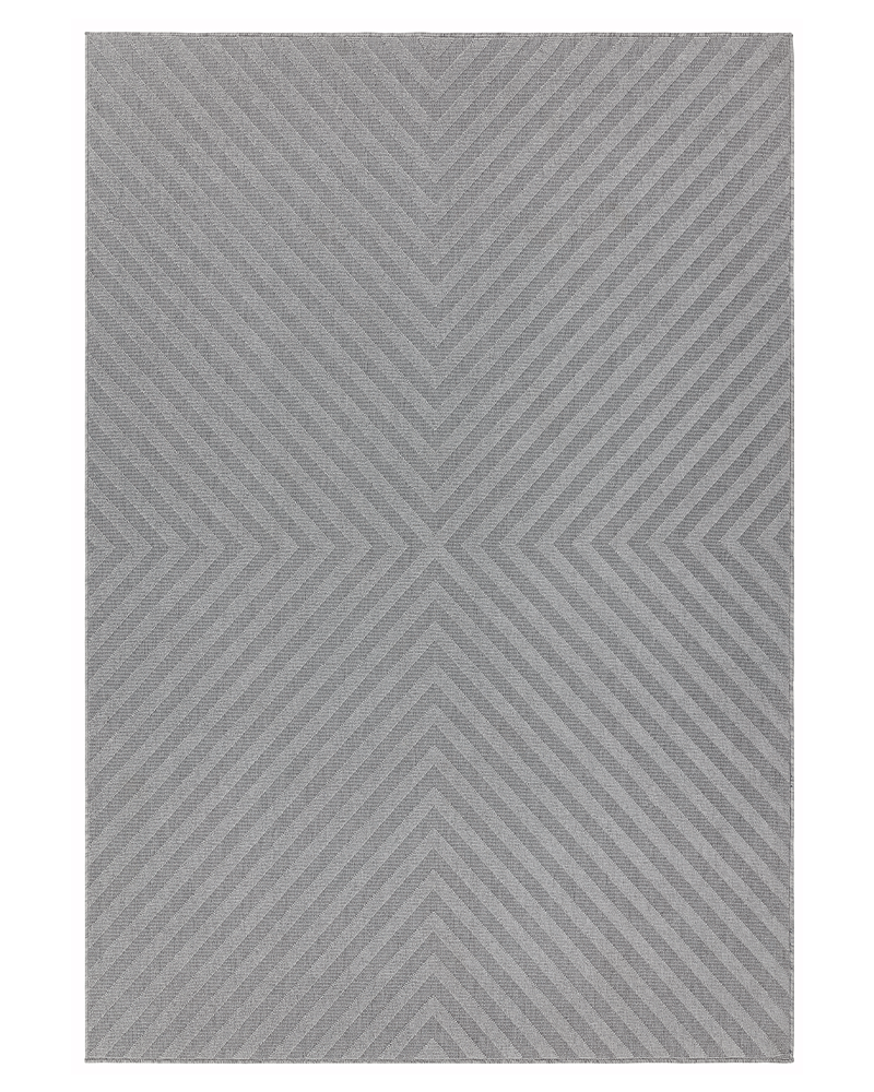 ANTIBES INDOOR / OUTDOOR AN07 LIGHT GREY ARROW RUG