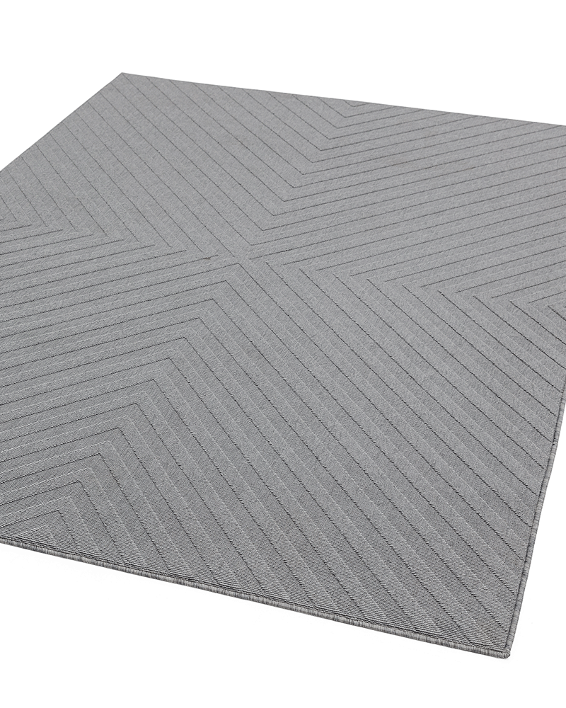 ANTIBES INDOOR / OUTDOOR AN07 LIGHT GREY ARROW RUG