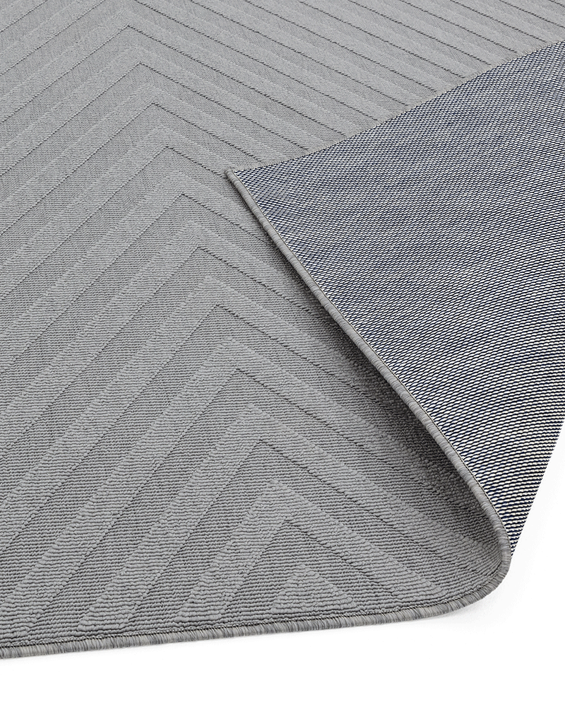 ANTIBES INDOOR / OUTDOOR AN07 LIGHT GREY ARROW RUG
