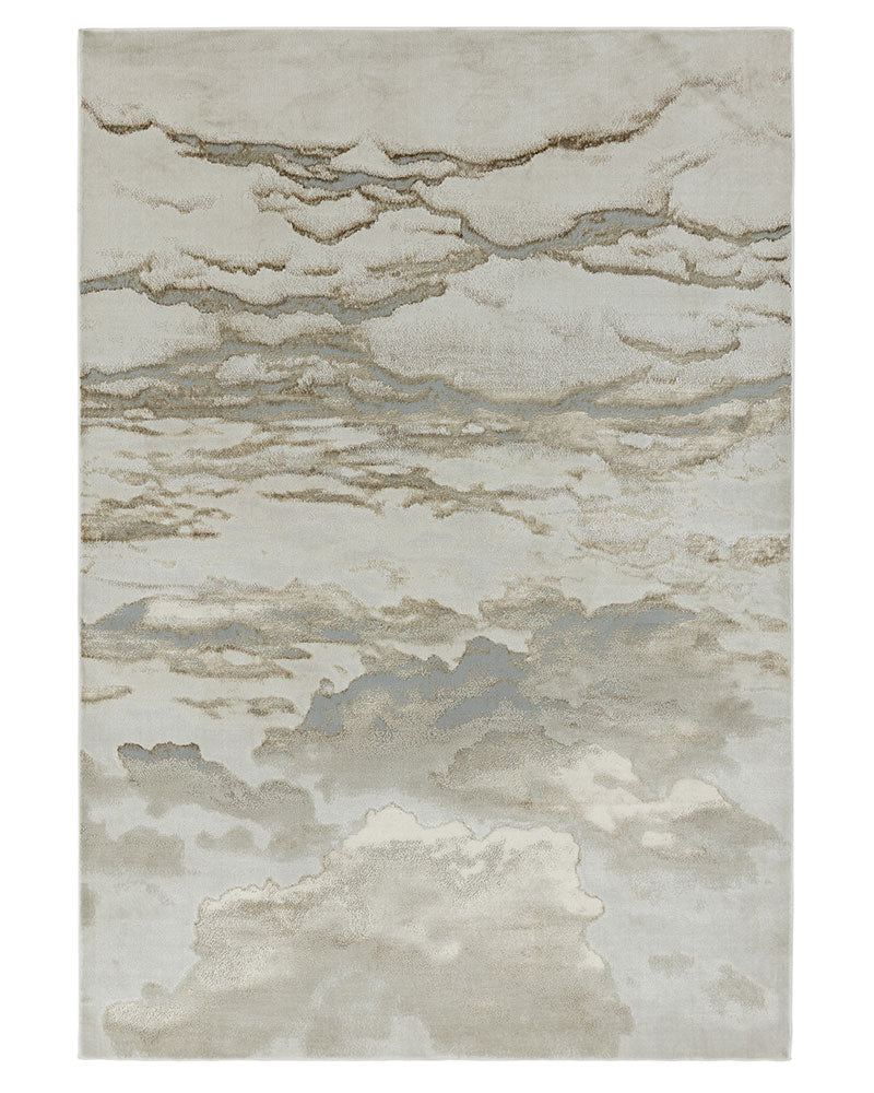 AURORA AU17 LINEA GOLD BRONZE METALLIC MARBLE ABSTRACT RUG