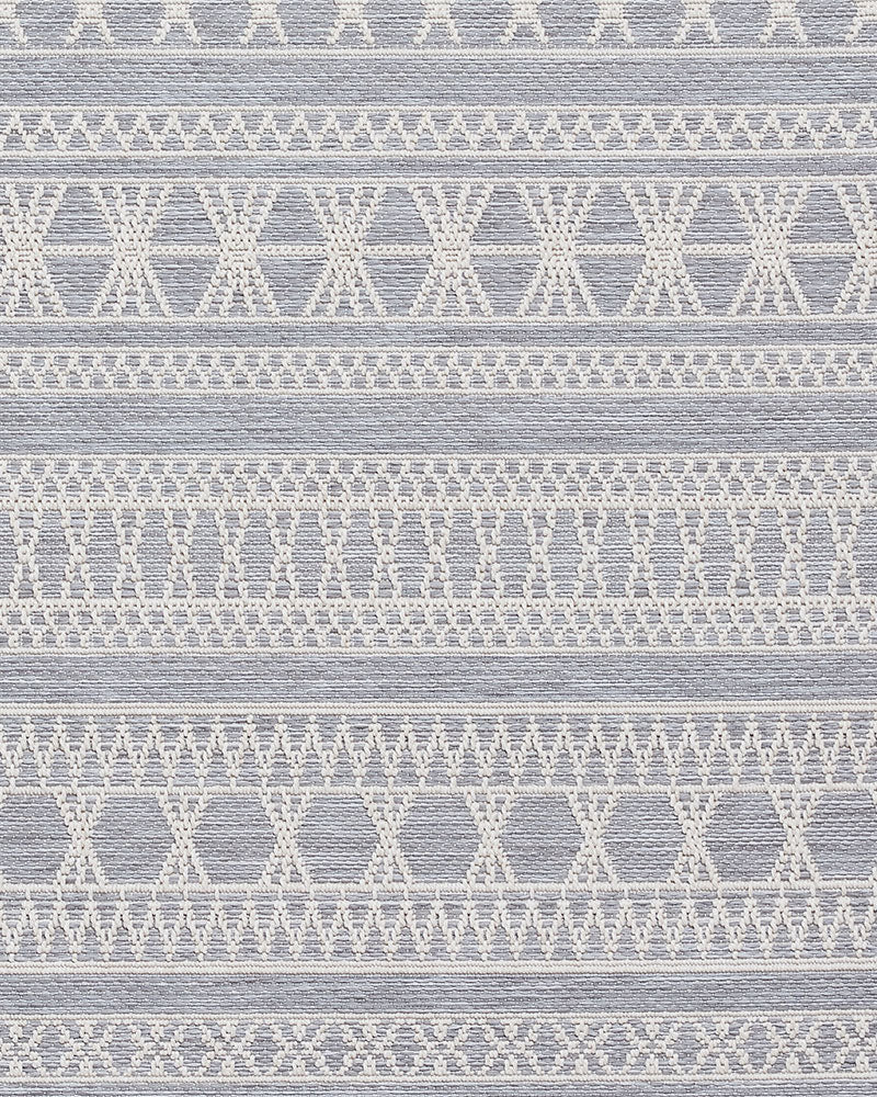 COAST 9421 GREY CREAM FLATWEAVE RUG