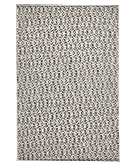 STITCH CRISS CROSS 9683 INDOOR / OUTDOOR RUG BEIGE / BLACK
