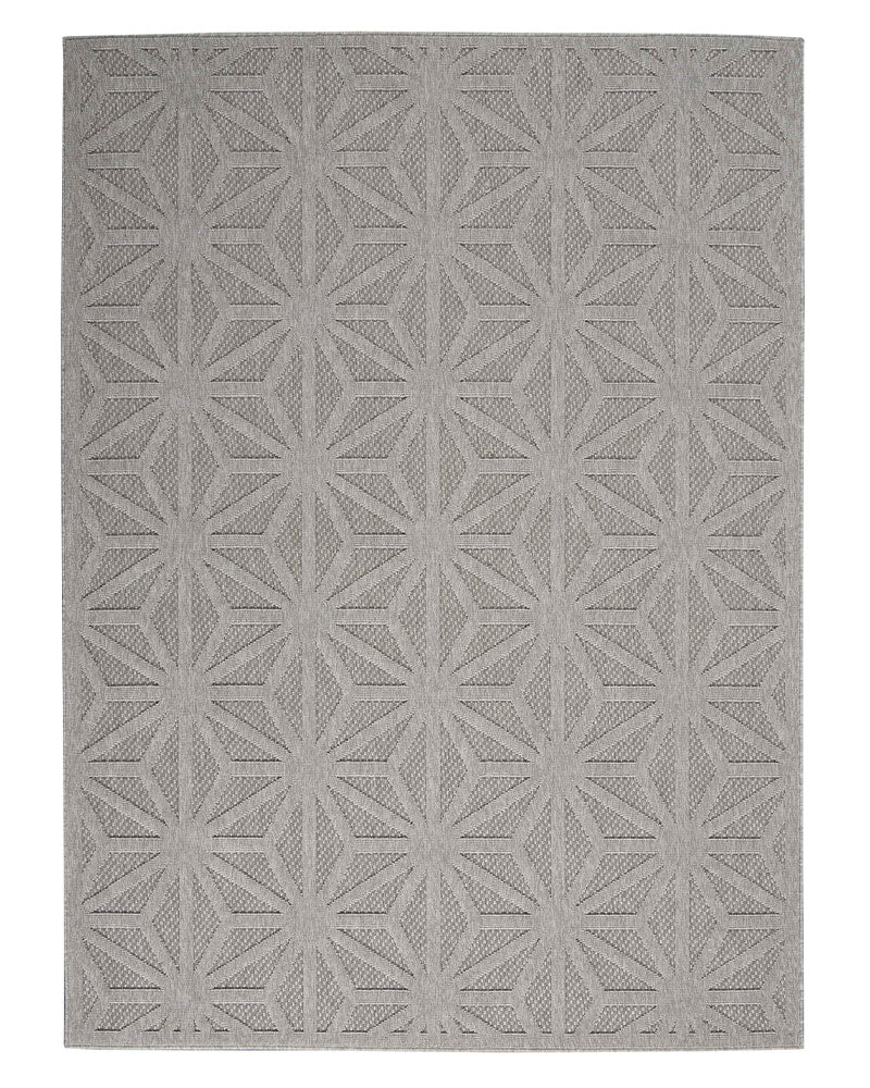 COZUMEL CZM01 INDOOR OUTDOOR LIGHT GREY RUG