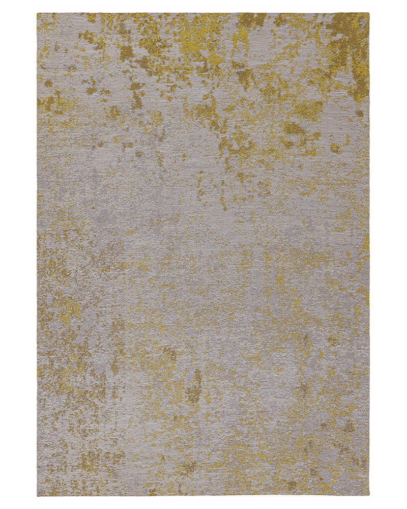 DARA ABSTRACT INDOOR OUTDOOR RUG OCHRE