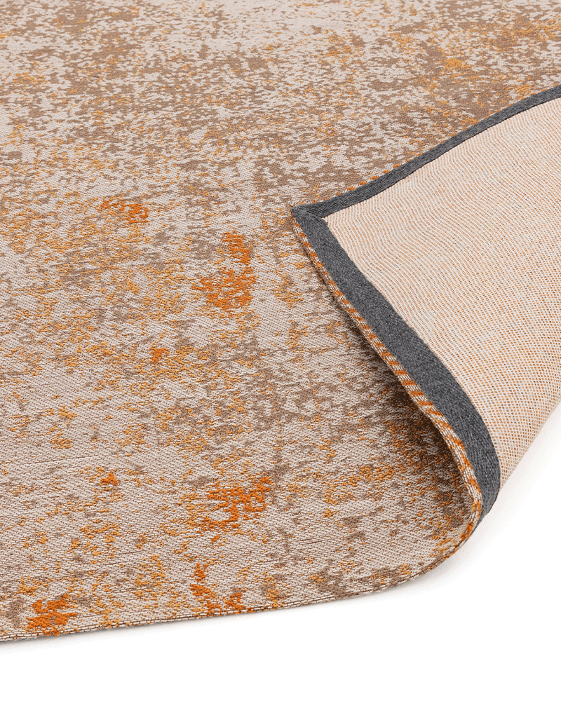 DARA ABSTRACT INDOOR OUTDOOR RUG TERRACOTTA BEIGE
