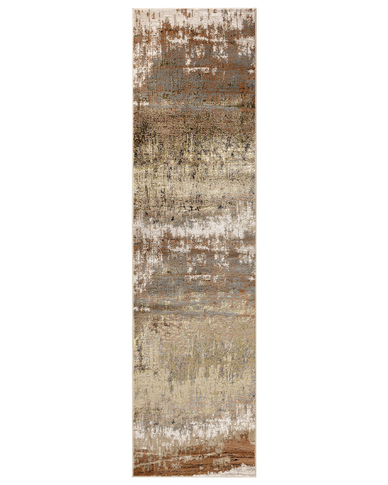 AURORA AU01 DUNE GOLD BRONZE ABSTRACT RUNNER 66X240CM