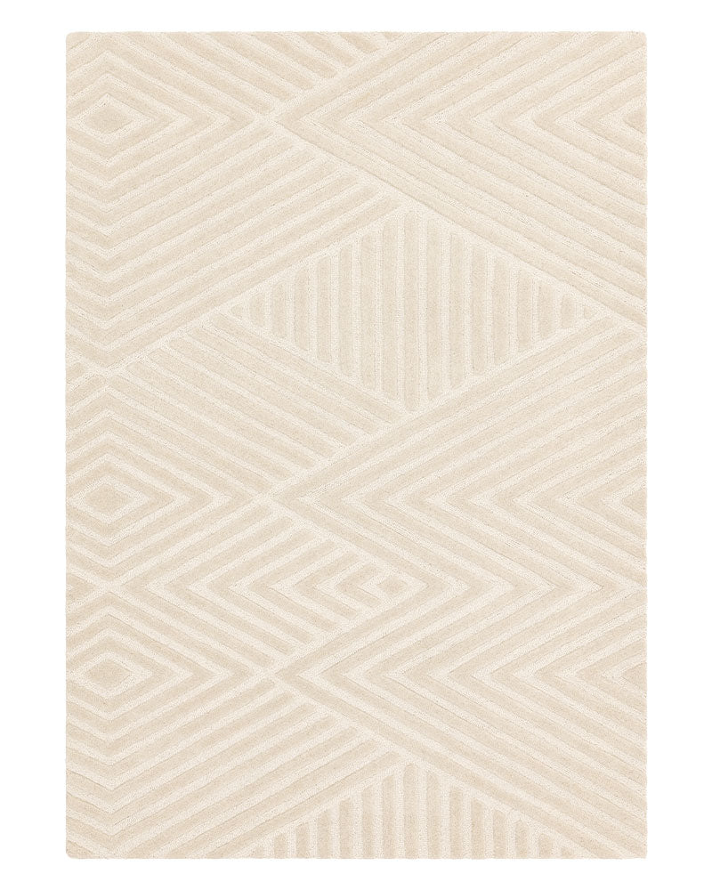 HAGUE IVORY HAND TUFTED 100% WOOL RUG
