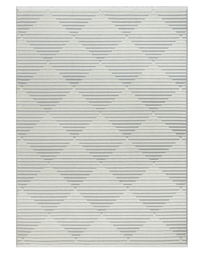 JAZZ GEOMETRIC JAZ10 INDOOR OUTDOOR GREY SILVER