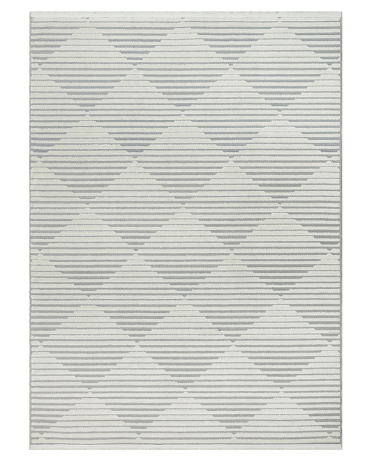 JAZZ GEOMETRIC JAZ10 INDOOR OUTDOOR GREY SILVER