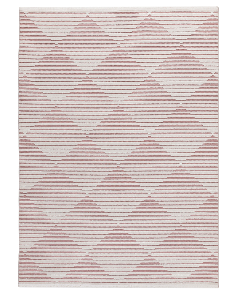 JAZZ GEOMETRIC JAZ11 INDOOR OUTDOOR ROSE PINK