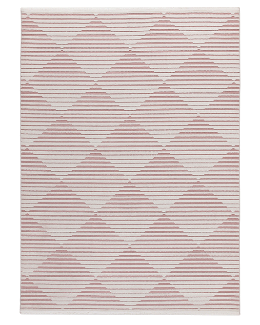JAZZ GEOMETRIC JAZ11 INDOOR OUTDOOR ROSE PINK