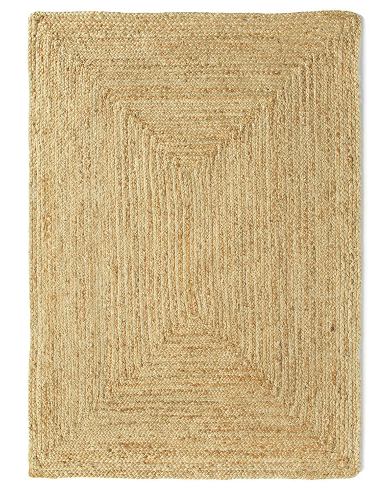 JUTE BRAIDED RUG NATURAL