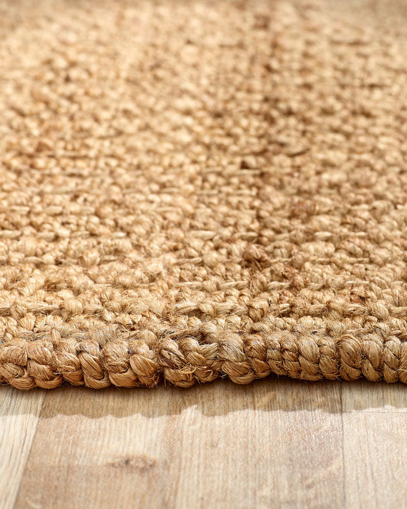 JUTE BRAIDED RUG NATURAL