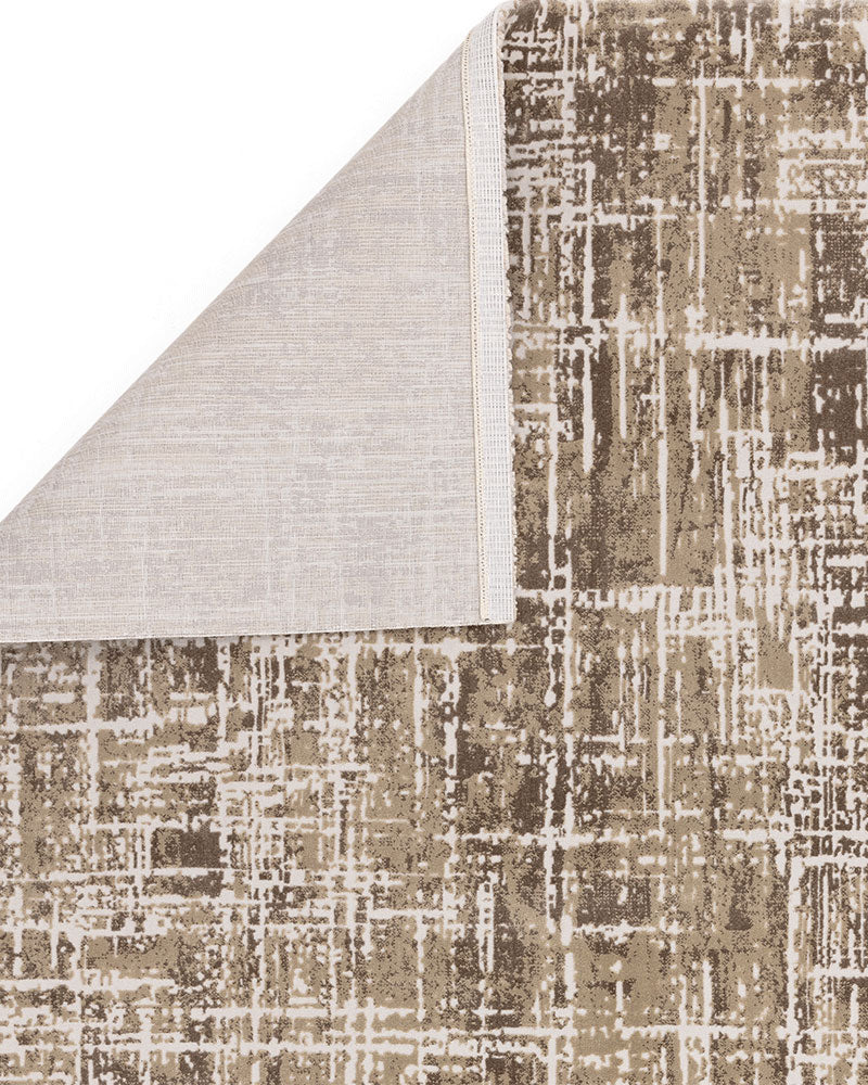 KUZA ABSTRACT BEIGE RUG