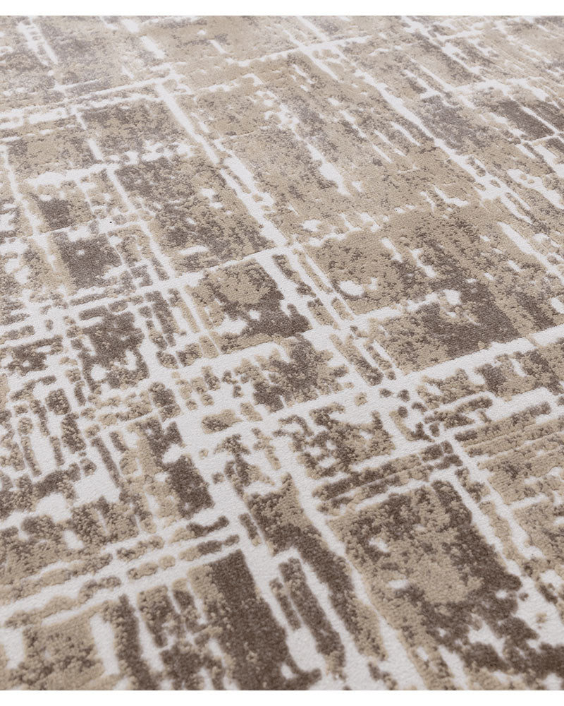 KUZA ABSTRACT BEIGE RUG
