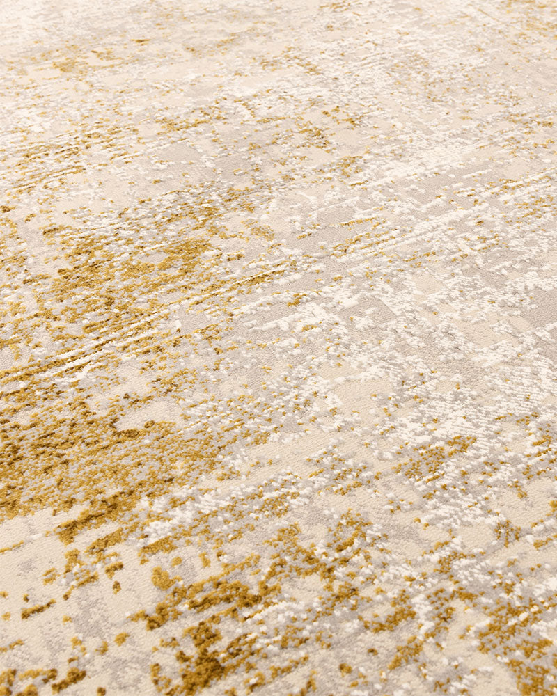 KUZA BORDER GOLD RUG