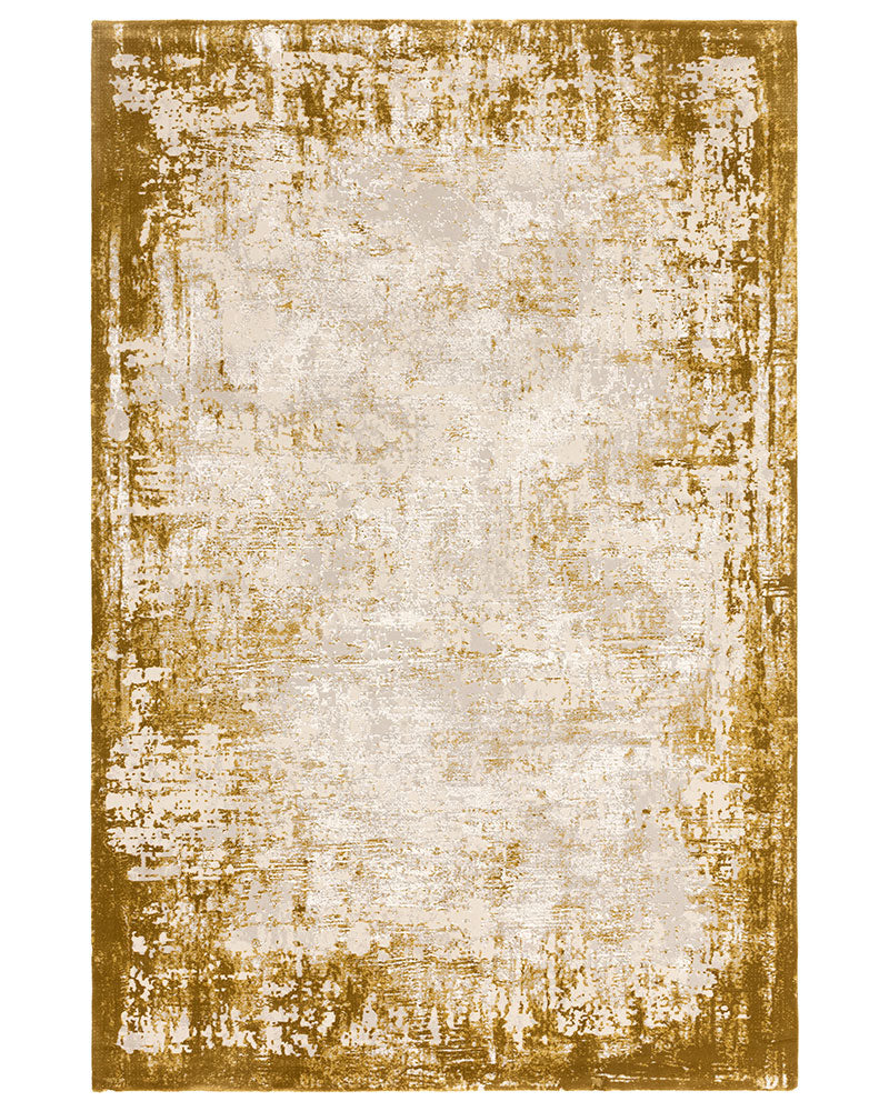 KUZA BORDER GOLD RUG