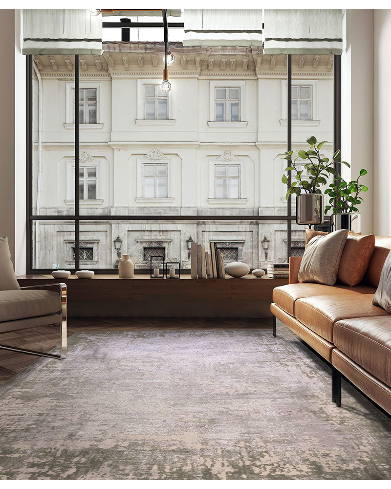 KUZA BORDER GREEN RUG