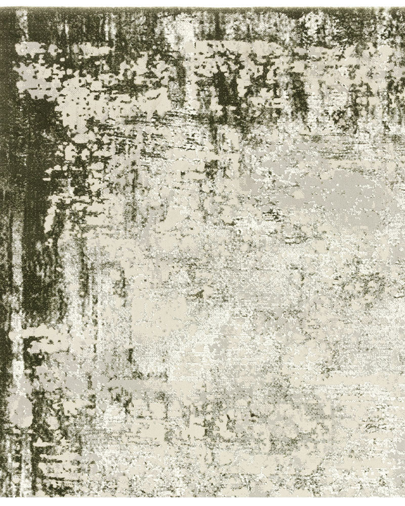 KUZA BORDER GREEN RUG