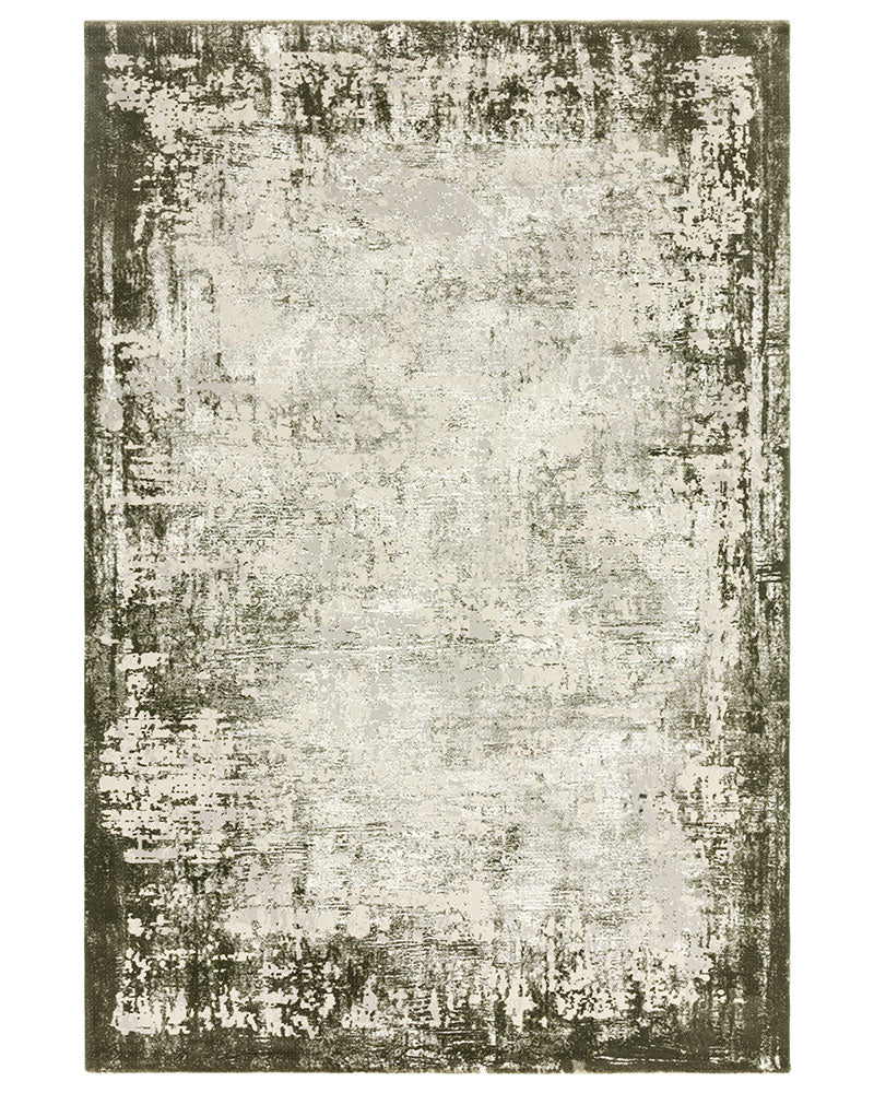 KUZA BORDER GREEN RUG