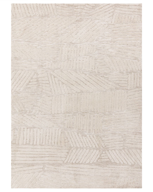 MASON TRAPEZIUM CREAM GEOMETRIC MODERN RUG