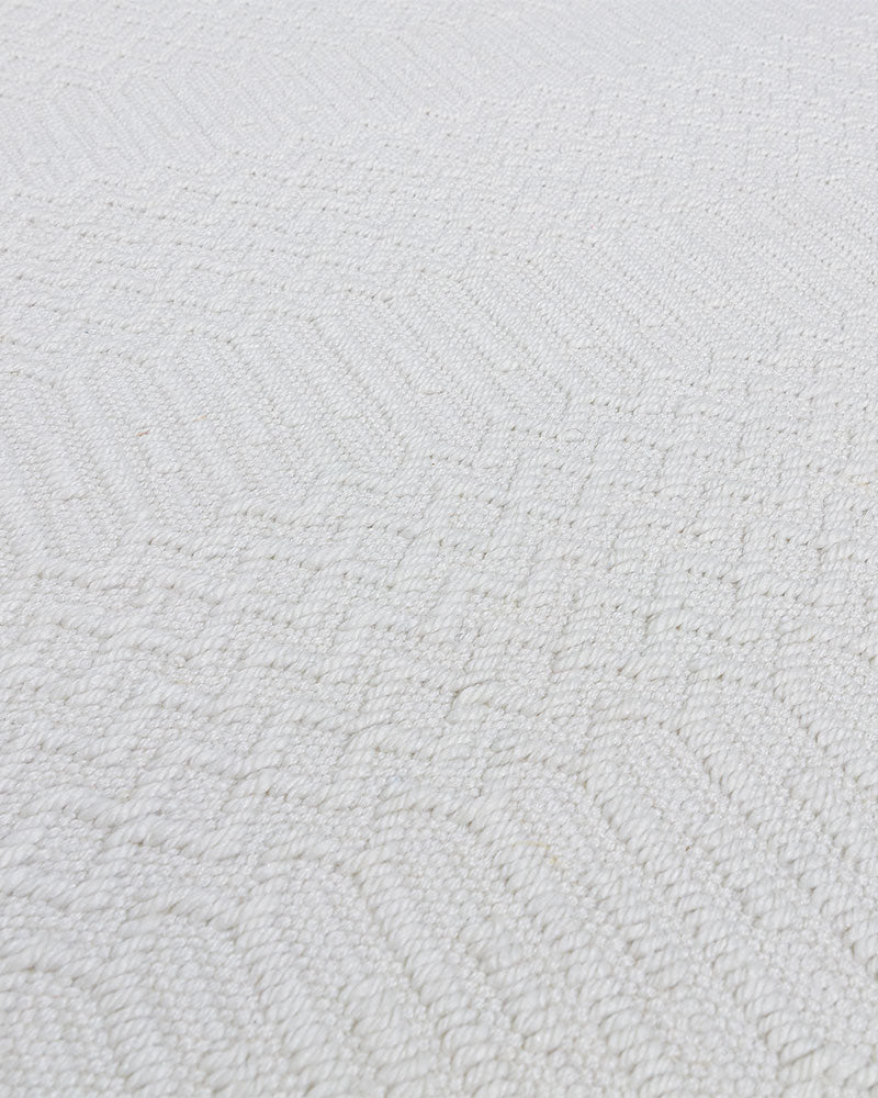 HALSEY NATURAL IVORY INDOOR OUTDOOR FLATWEAVE RUG