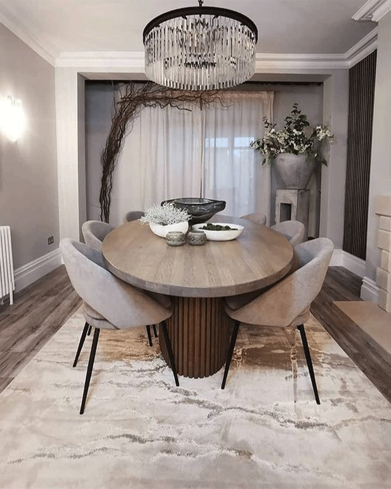 AURORA AU17 LINEA GOLD BRONZE METALLIC MARBLE ABSTRACT RUG