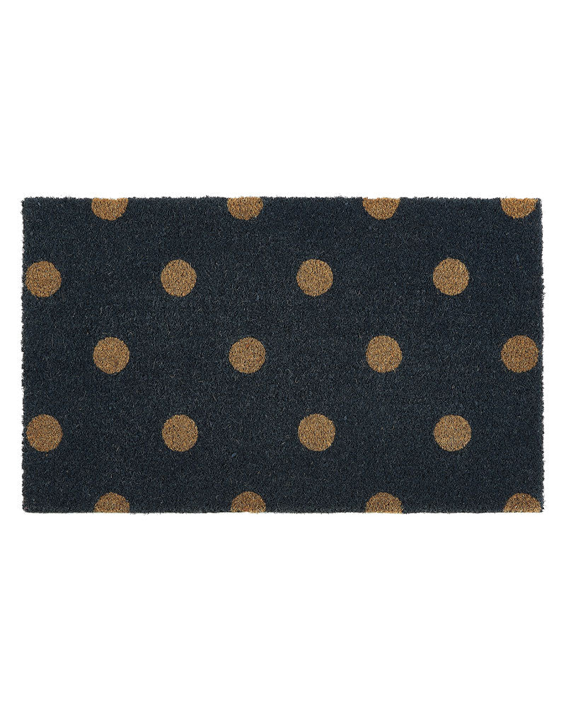 POLKA DOTS PRINT COIR MY MAT DOORMAT