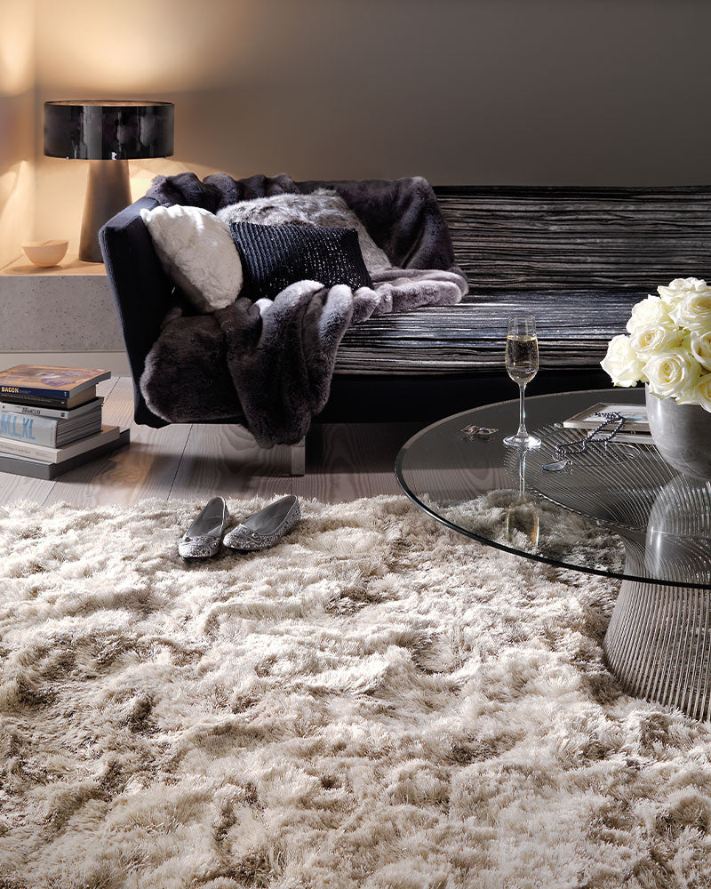 PLUSH LUXURY SHAGGY SAND