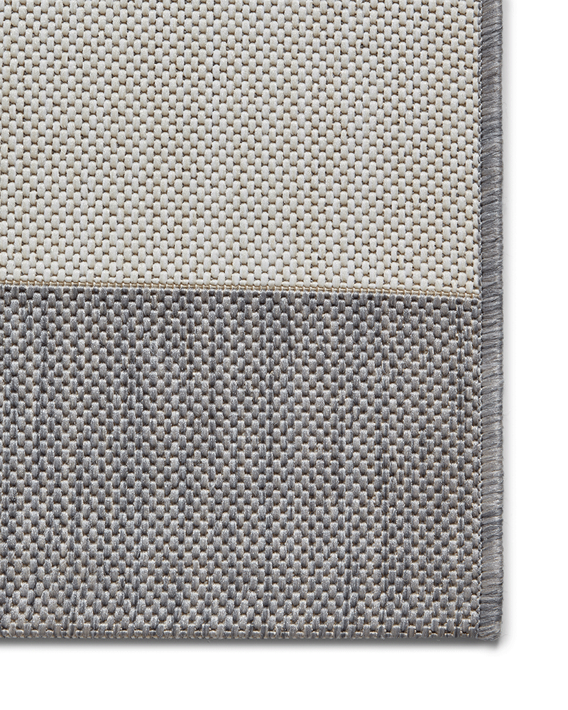 SANTA MONICA STRIPE 48644 INDOOR / OUTDOOR RUG GREY / LIGHT BEIGE