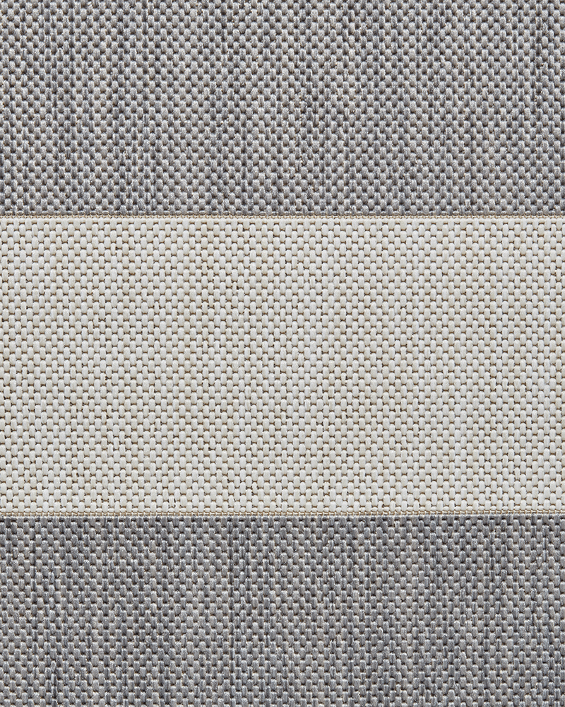 SANTA MONICA STRIPE 48644 INDOOR / OUTDOOR RUG GREY / LIGHT BEIGE