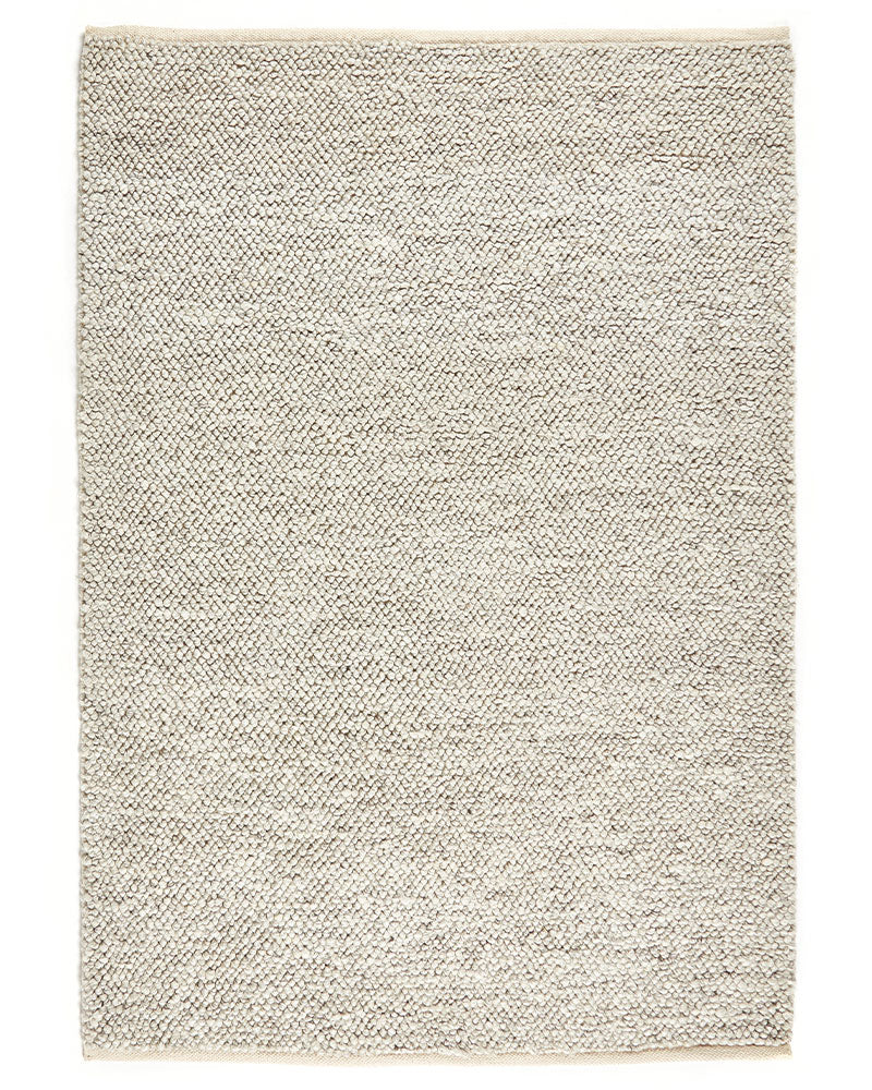 LA PLAYA WOOL RUG SILVER
