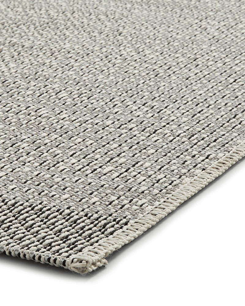 STITCH 9682 INDOOR / OUTDOOR RUG SILVER / BLACK
