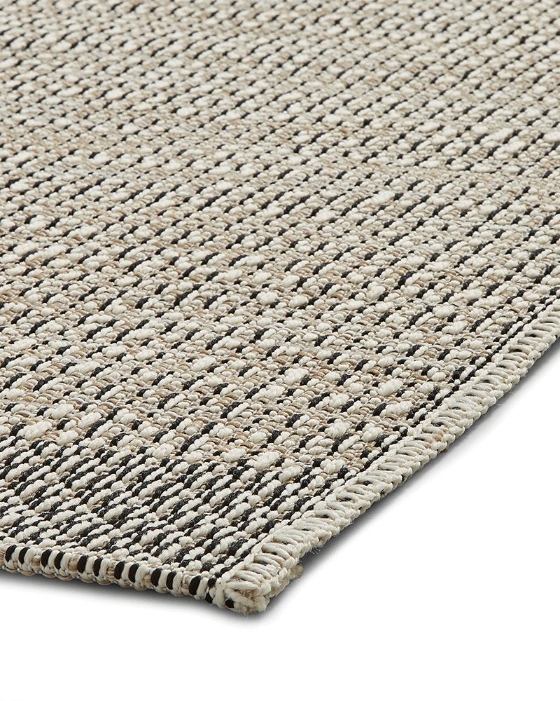STITCH 9682 INDOOR / OUTDOOR RUG BEIGE / BLACK