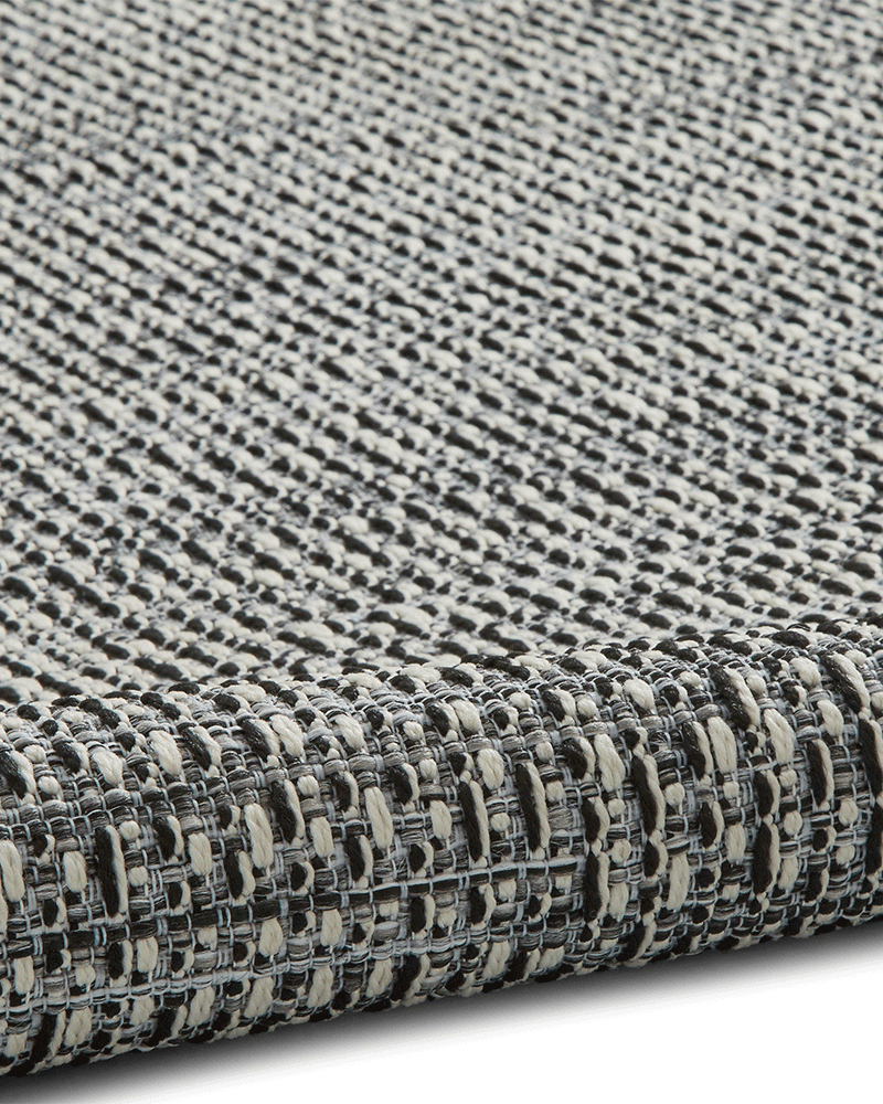 STITCH 9683 INDOOR / OUTDOOR RUG IVORY / BLACK